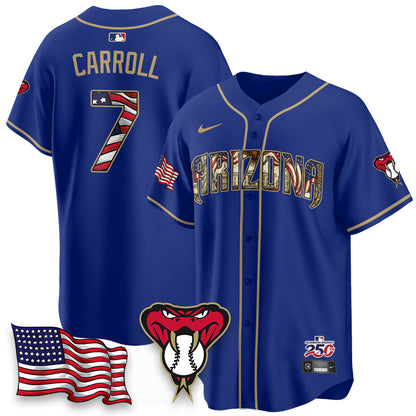 ARI 2026 Independence Day USA Vapor Limited Jersey - Stitched