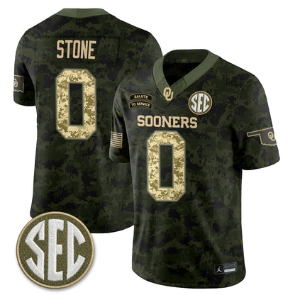 OU 2026 Salute to Service Vapor Jersey - Stitched