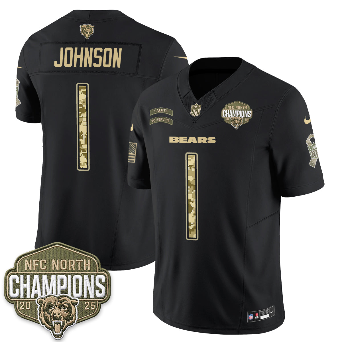 CHI 2026 Salute to Service V2 Vapor Jersey - Stitched