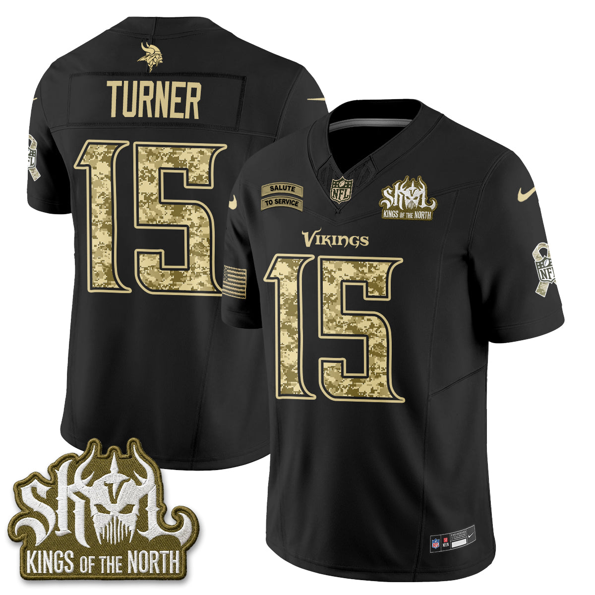 MIN 2026 Salute to Service V2 Vapor Jersey - Stitched