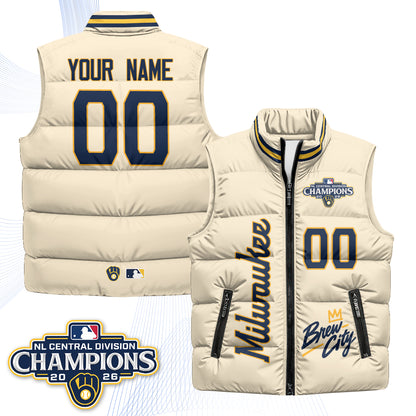 MIL "Brew City" Custom Puffer Vest V2 - Printed