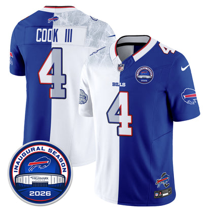 Buffalo Bills 2026 Split Edition Vapor Jersey - Stitched