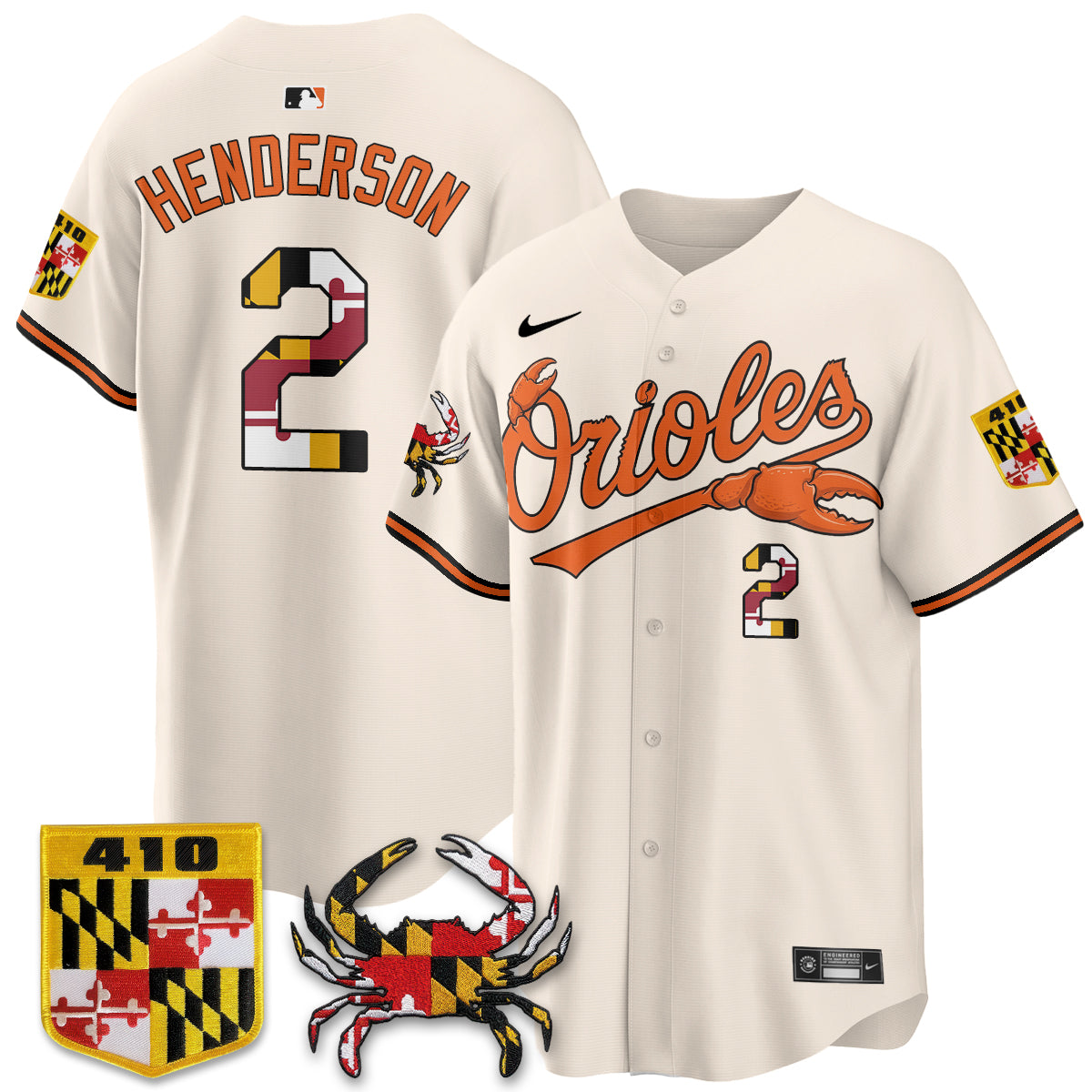 BAL Crab x Maryland Vapor Limited Jersey - Stitched