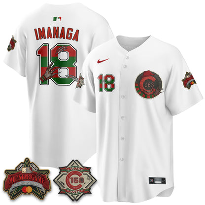CHC A Nightmare on Wrigley Field Edition Vapor Jersey - Stitched