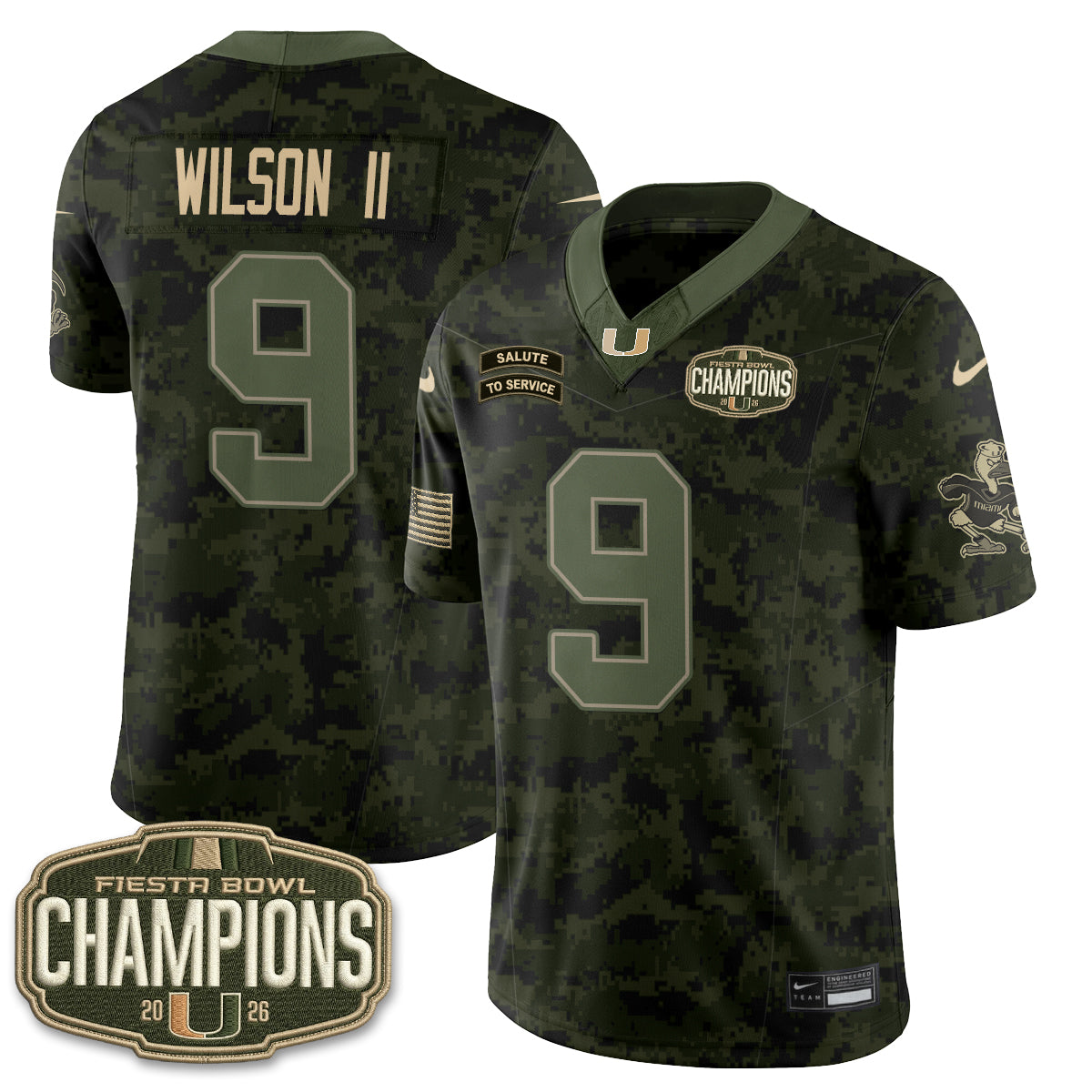 MIA 2026 Salute to Service Vapor Jersey - Stitched