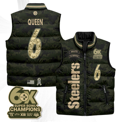 PIT 2026 Salute to Service Puffer Vest - Printed