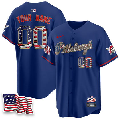 PIT 2026 Independence Day USA Vapor Limited Custom Jersey - Stitched