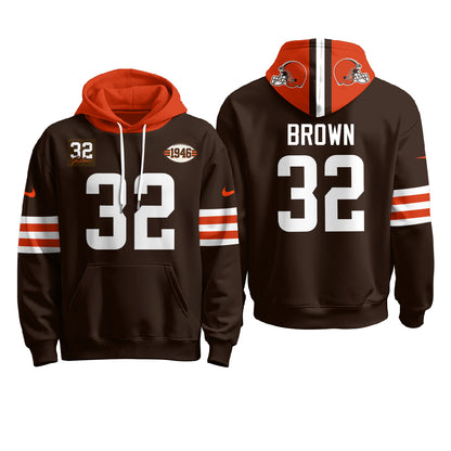 CLE 1946 Anniversary Patch Hoodie - Stitched