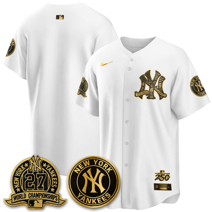 NYY Fourth of July USA Vapor Limited Jersey - Stitched