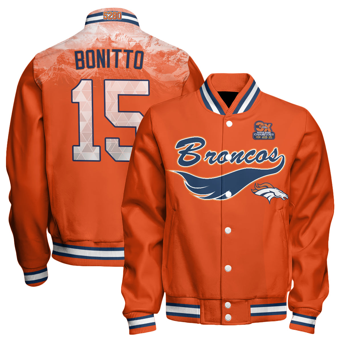 DEN Fangear Edition Baseball Jacket - Printed