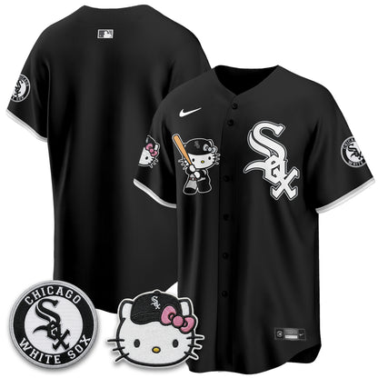 Chicago White Sox x Meow KT Vapor Jersey - Stitched