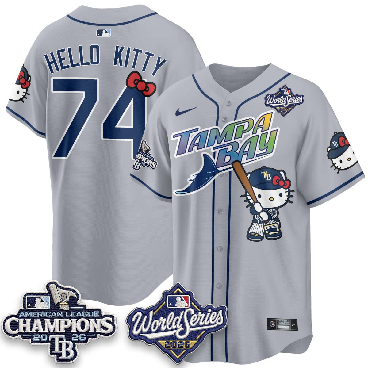 TB 2026 AL Champions x Meow KT Vapor Jersey - Stitched