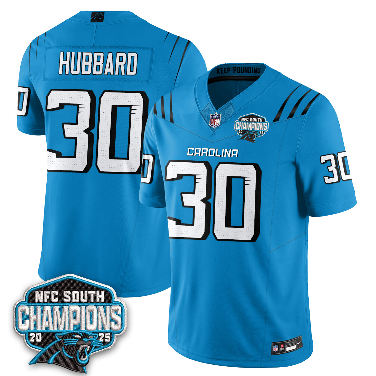 Carolina Panthers Fangear Edition Vapor Jersey - Stitched