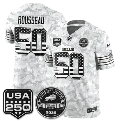 BUF 2026 Salute to Service Edition Vapor Jersey - Stitched