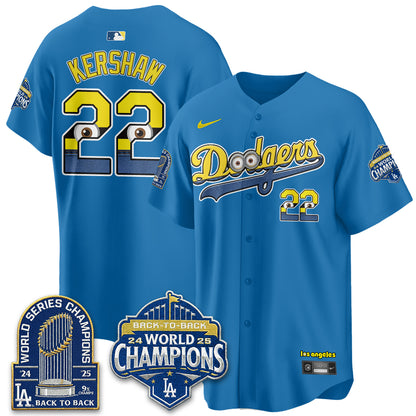 Los Angeles Dodgers x Yellow Capsules Vapor Jersey - Stitched