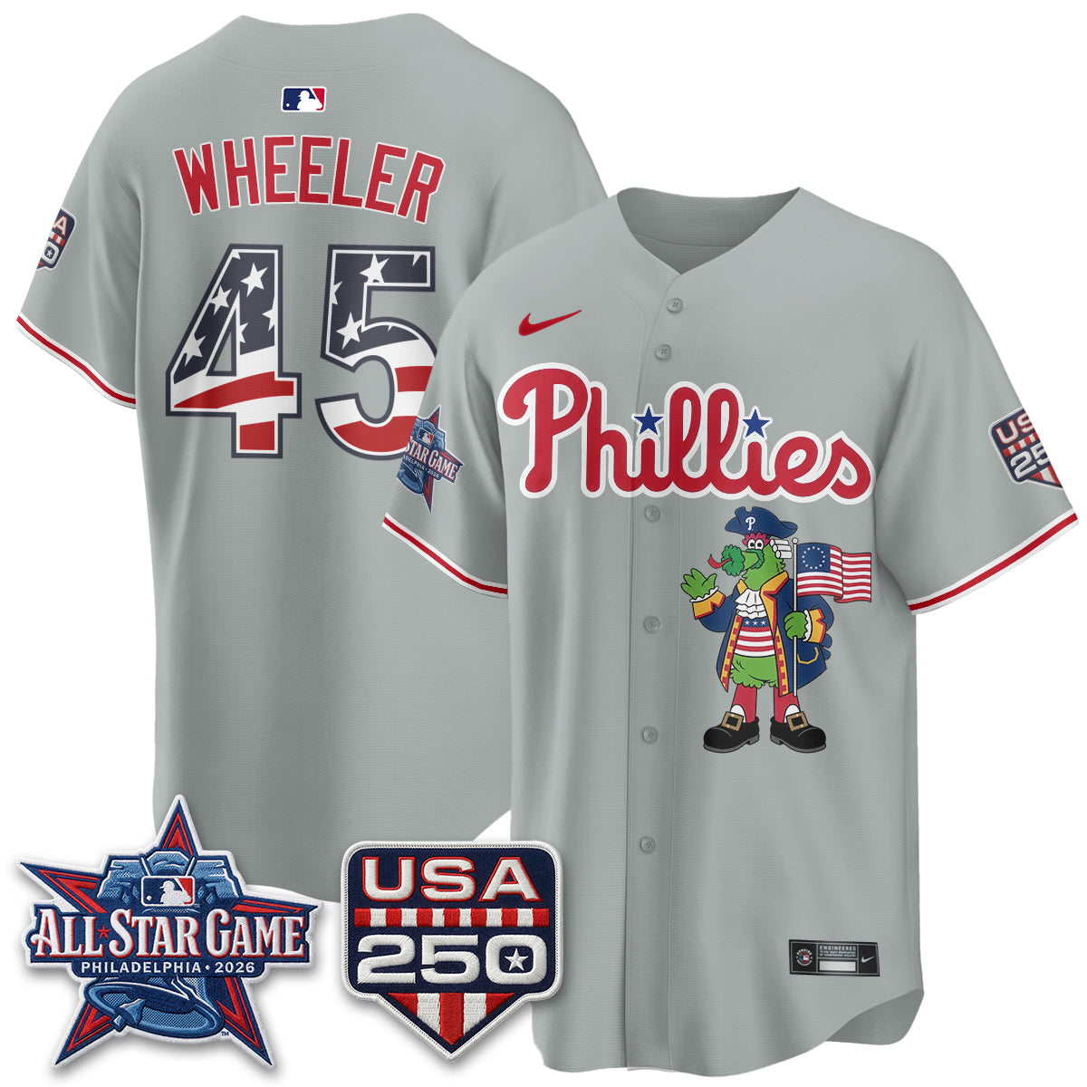 Philadelphia Phillies 2026 All Star Phanatic Edition Vapor Jersey - Stitched