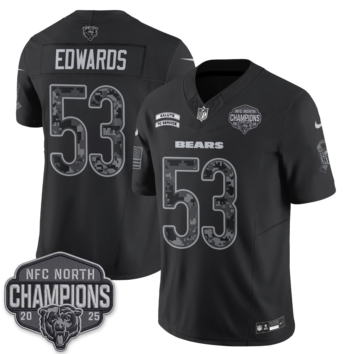 CHI 2026 Salute to Service V2 Vapor Jersey - Stitched