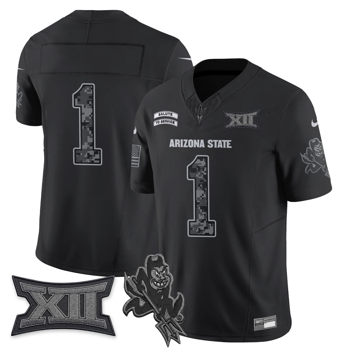 ASU 2026 Salute to Service Vapor Jersey - Stitched