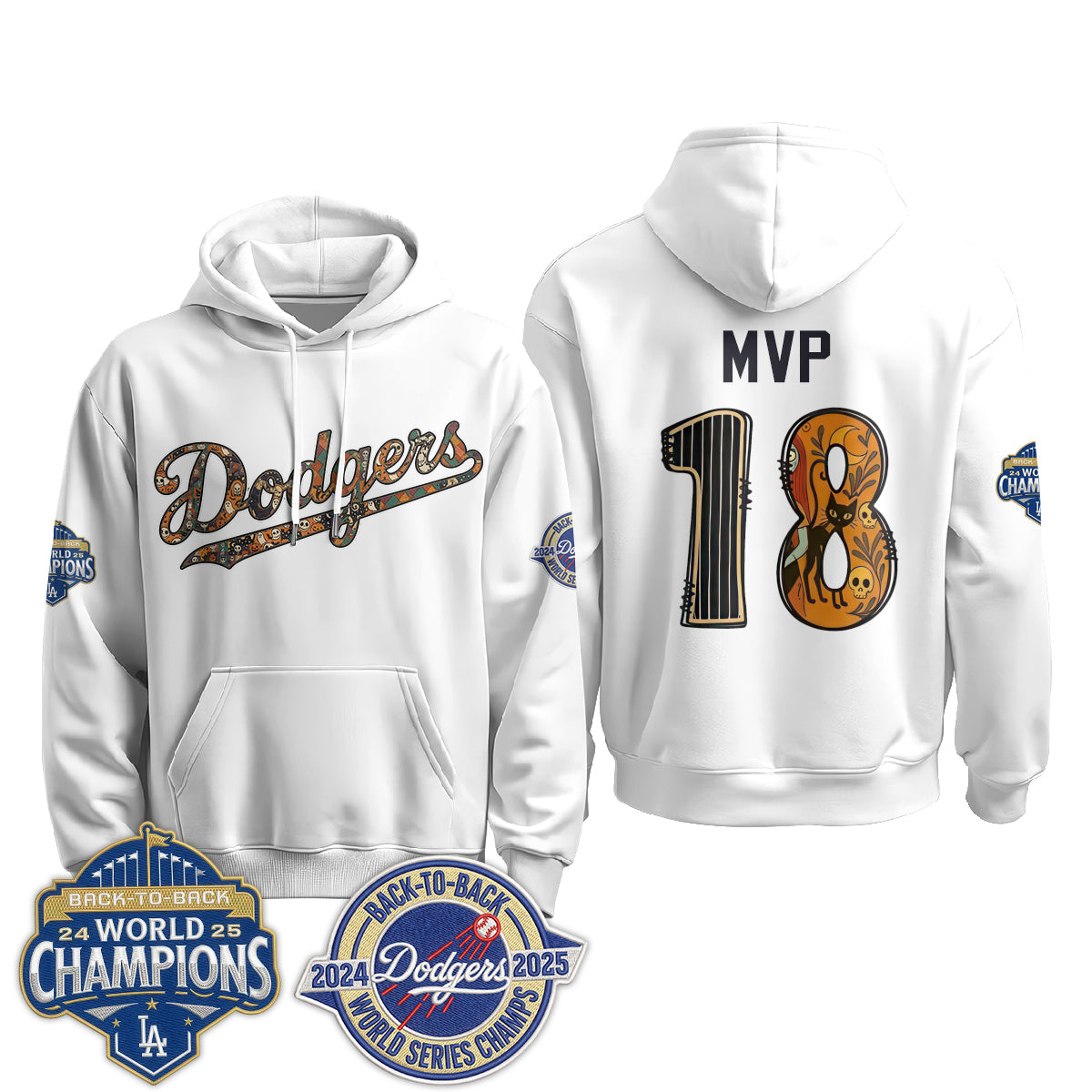 LAD x Nightmare Halloween Edition Pullover Hoodie - Stitched