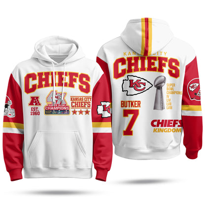 KC 4X Champs Gold Edition Fleece Hoodie - Printed