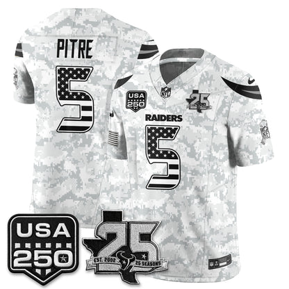 Houston Texans 2026 Salute to Service Edition Vapor Jersey - Stitched