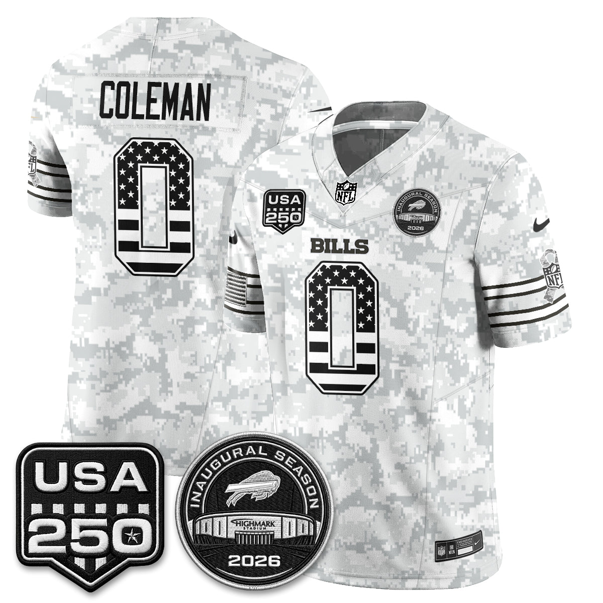 BUF 2026 Salute to Service Edition Vapor Jersey - Stitched