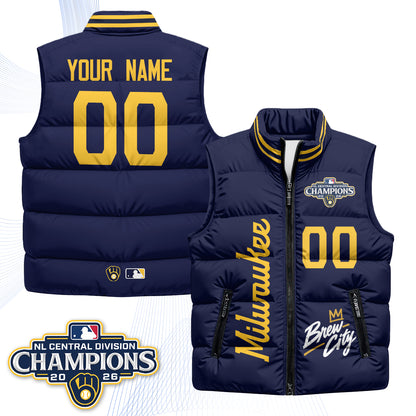 MIL "Brew City" Custom Puffer Vest V2 - Printed