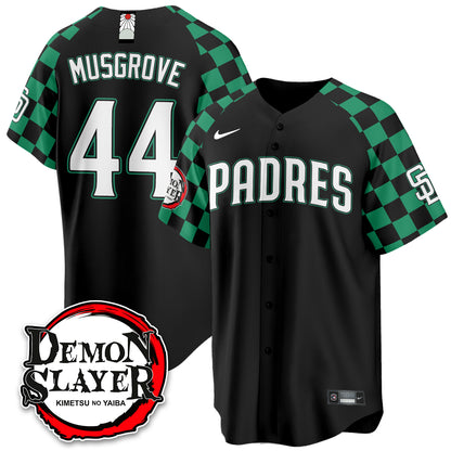 San Diego Padres Demon Slayer Vapor Limited Jersey - Stitched