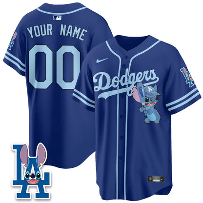 Los Angeles Dodgers x Blue Alien Edition Vapor Custom Jersey - Stitched