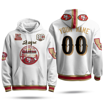 SF Faithful to The Bay Custom Hoodie - Stitched