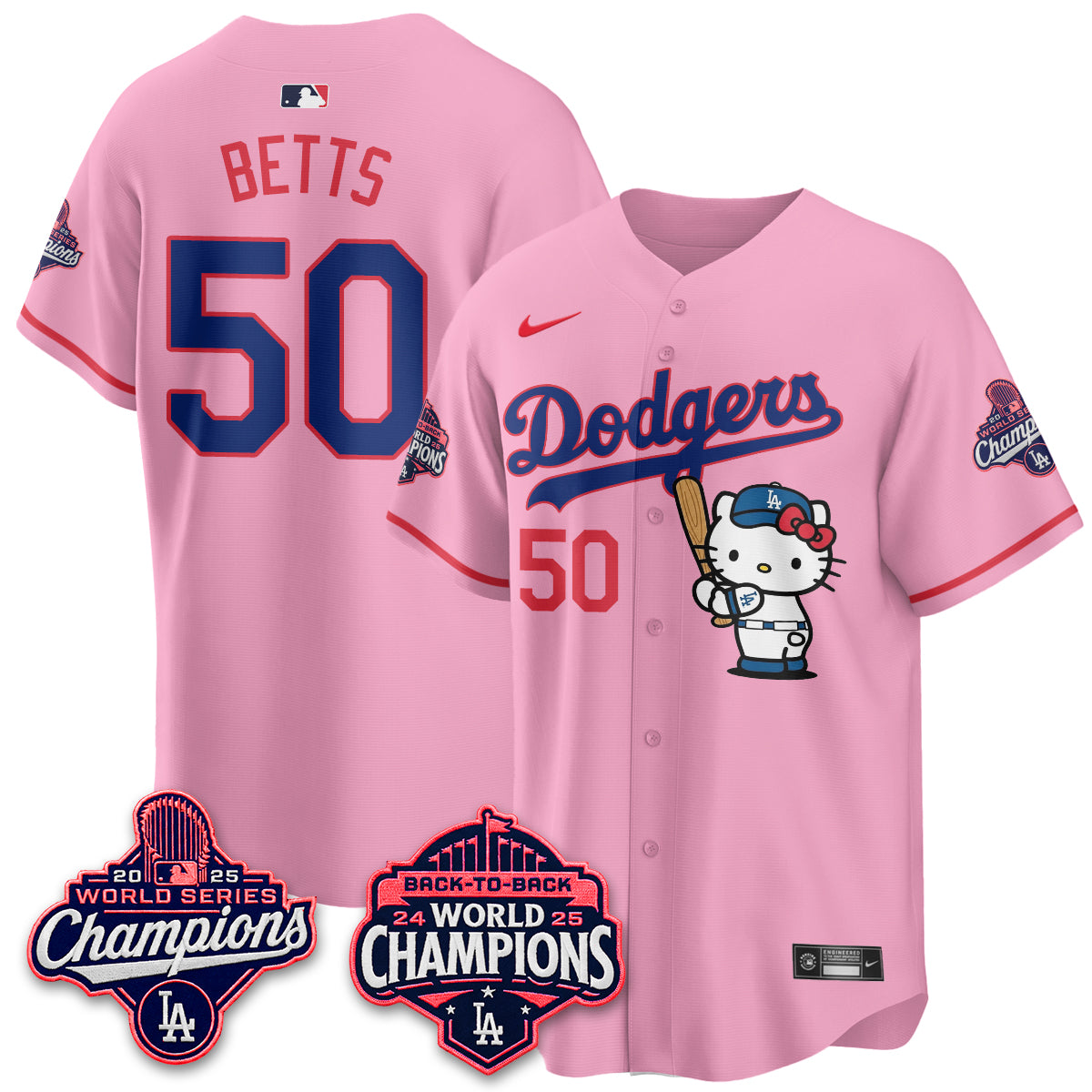 LAD x Hello Kitty Night 2026 Vapor White Jersey - All Stitched
