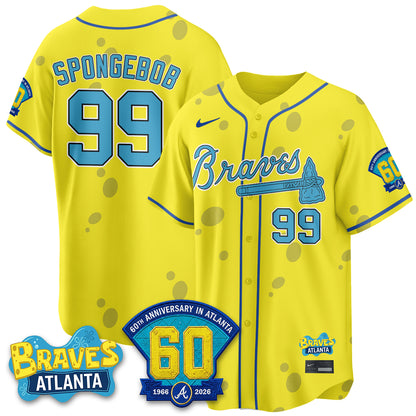Atlanta Braves x SBSP Limited Vapor Jersey- Stitched