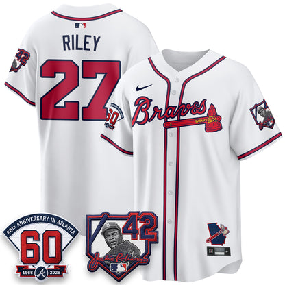 ATL 2026 Jackie Robinson Day Vapor Limited Red Jersey - All Stitched