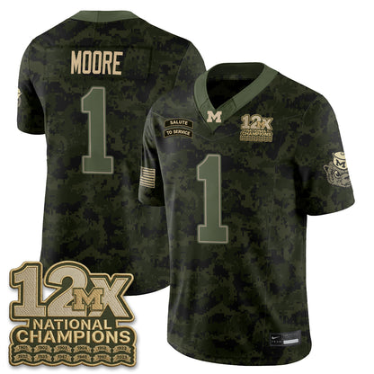 MICH 2026 Salute to Service Vapor Jersey - Stitched
