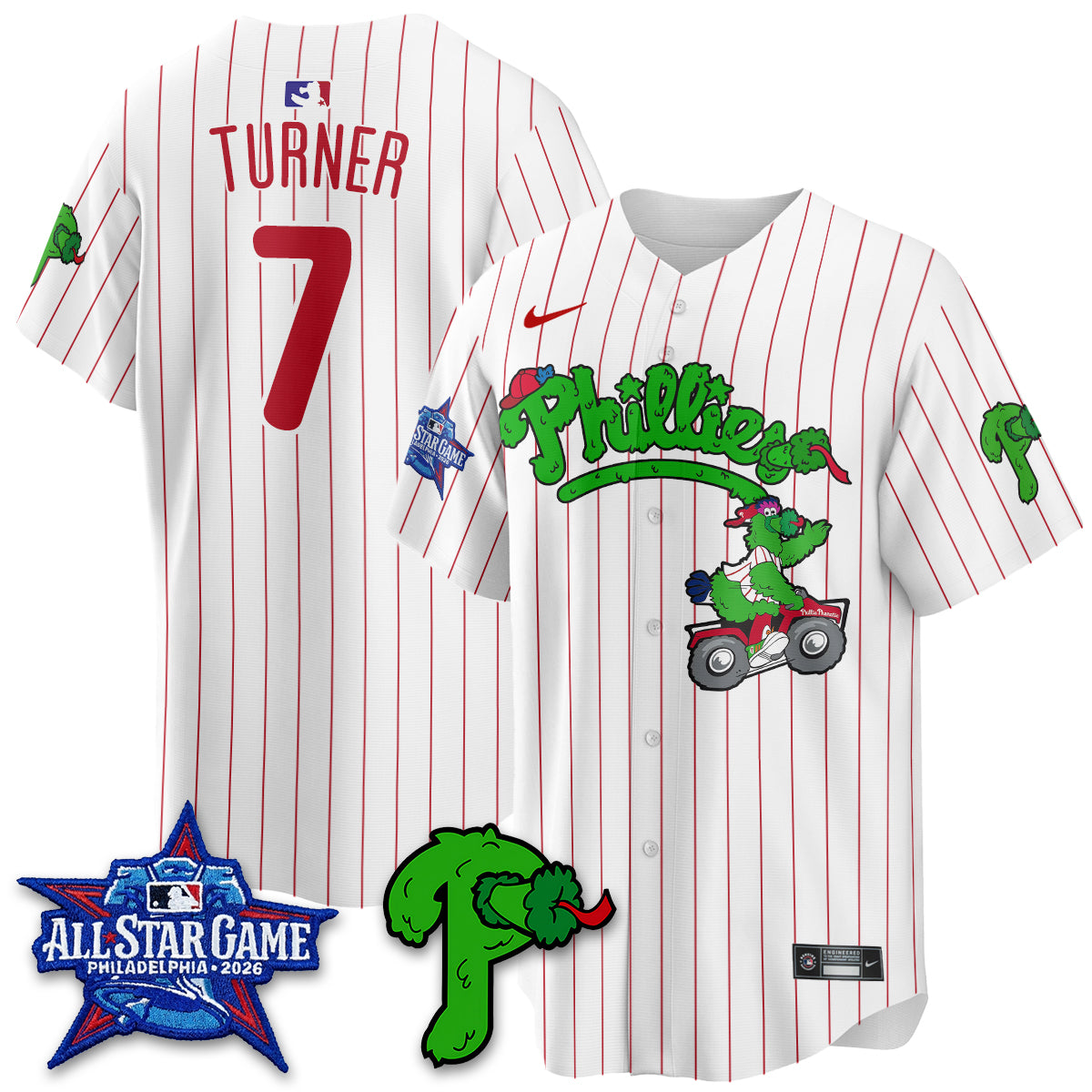 Philadelphia Phillies Phanatic Vapor Limited Jersey V2- Stitched
