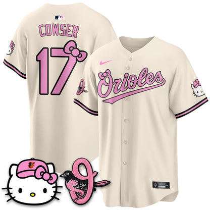 Baltimore Orioles x Meow KT Vapor Premier Limited Jersey - Stitched