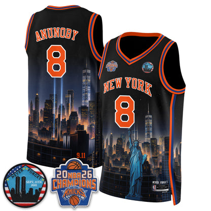 NYK Skyline Never Forget 9/11 Edition Vapor Jersey - Printed