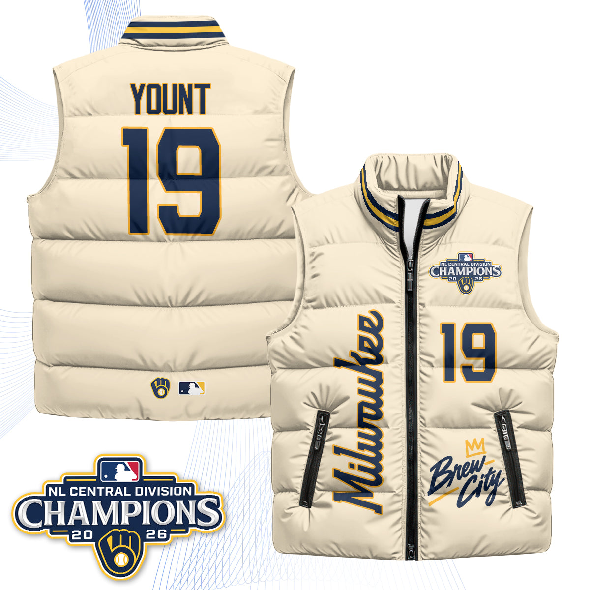 MIL "Brew City" Puffer Vest V2 - Printed