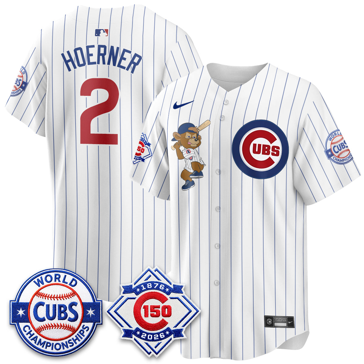 Chicago Cubs Clark Edition Vapor Limited Jersey - Stitched