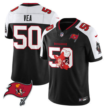 Tampa Bay Buccaneers x Red Coat Captain Edition Vapor Jersey - Stitched