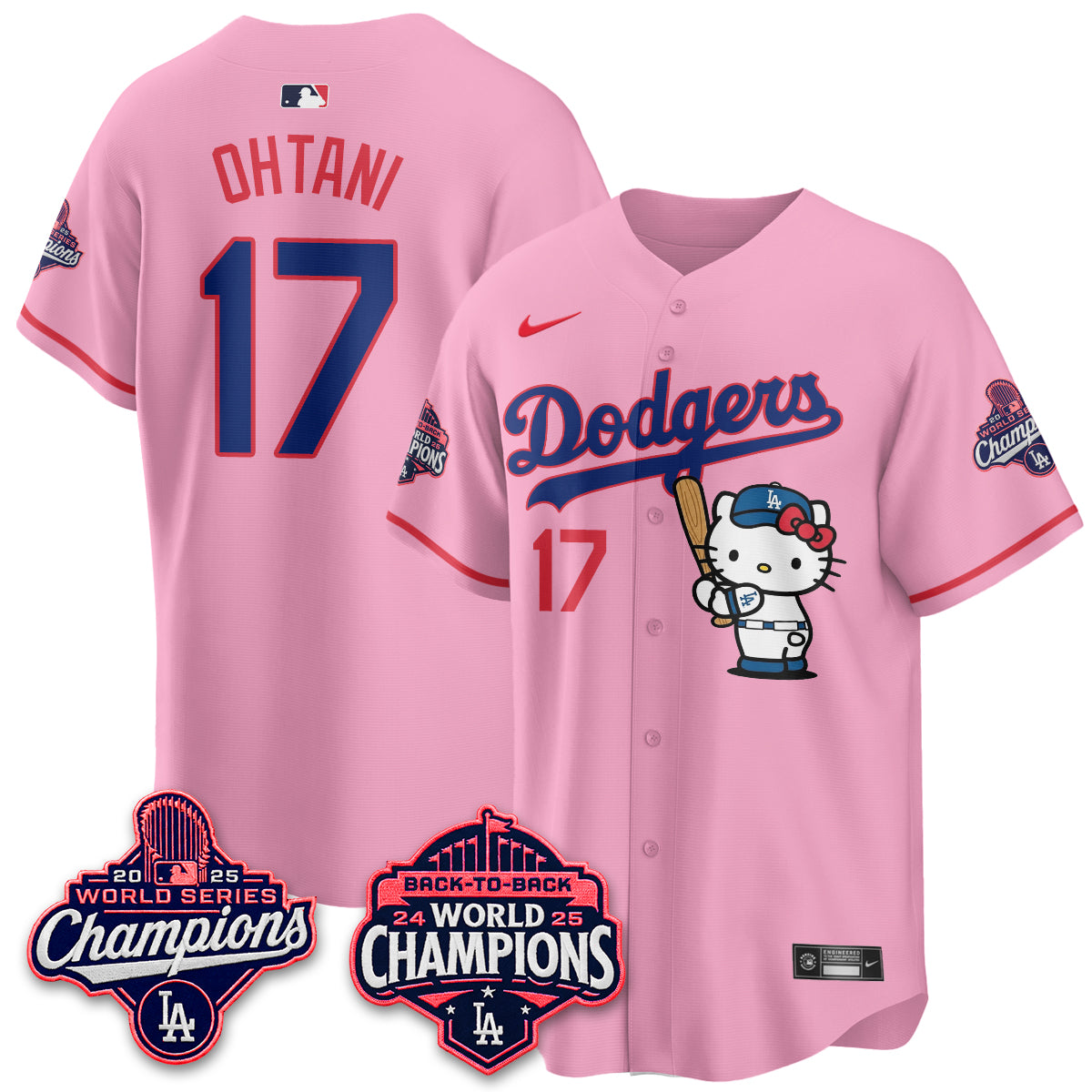 LAD x Hello Kitty Night 2026 Vapor White Jersey - All Stitched