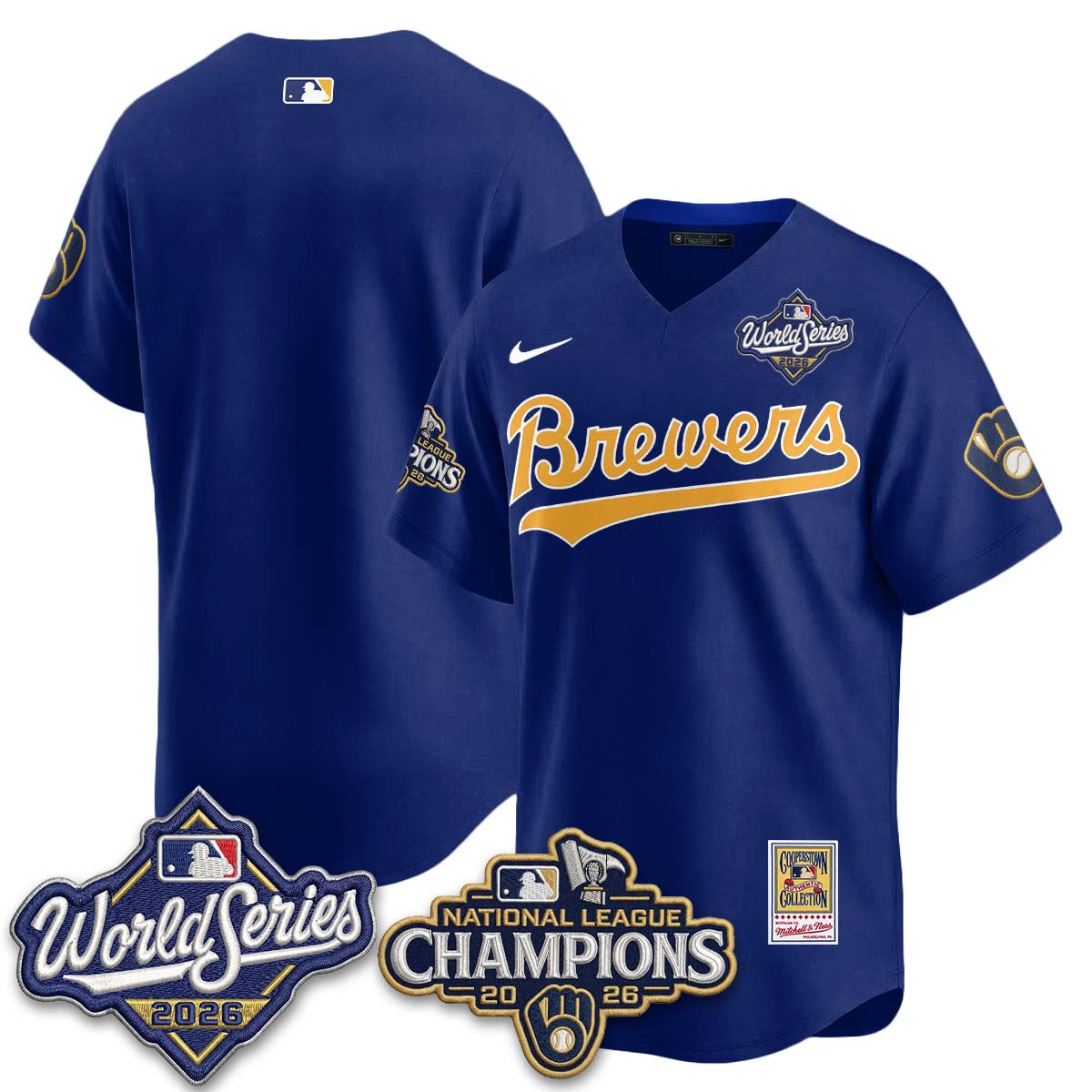 MIL 2026 NL Champions Throwback Jersey - Stitched
