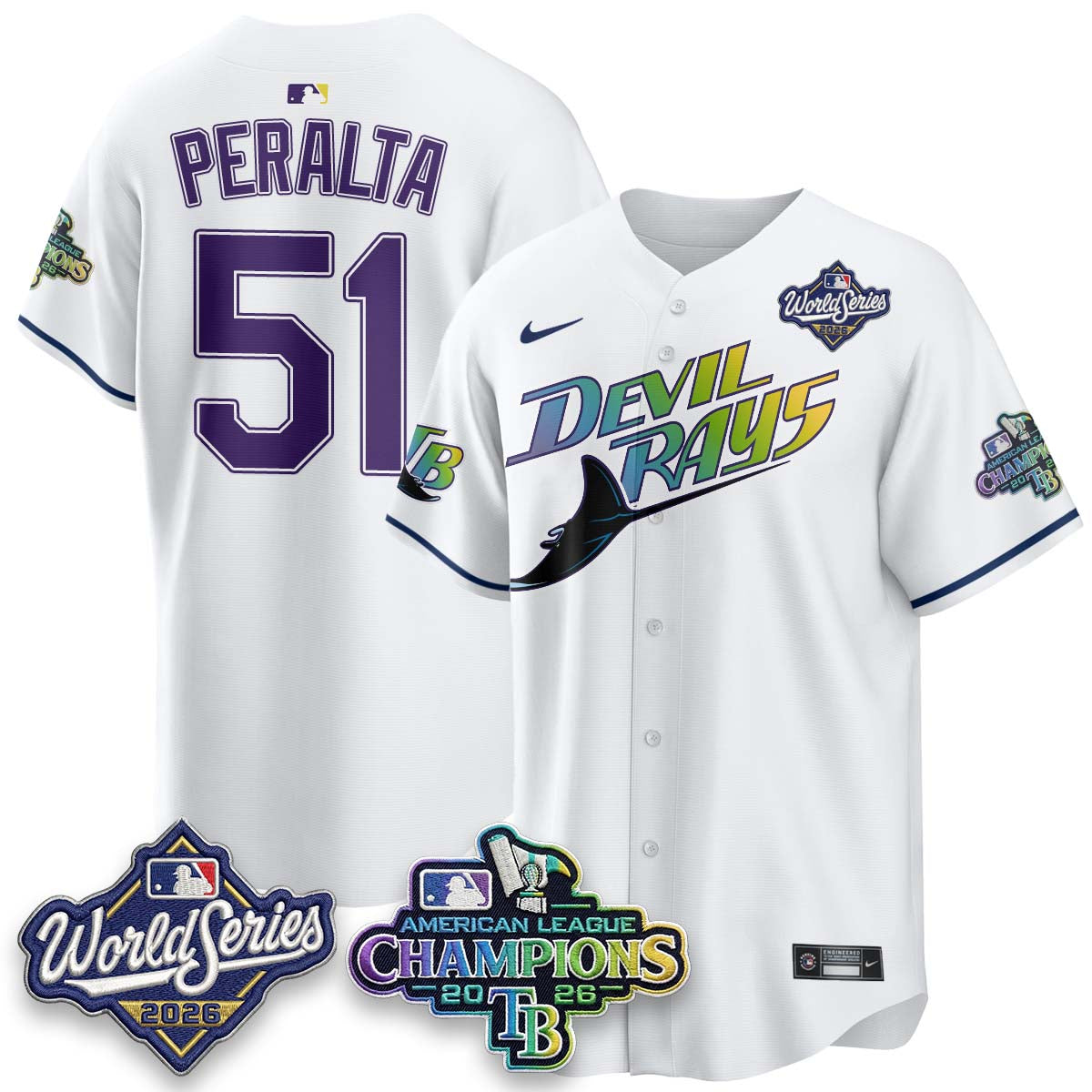 TB 2026 AL Champions Limited White Edition - Stitched