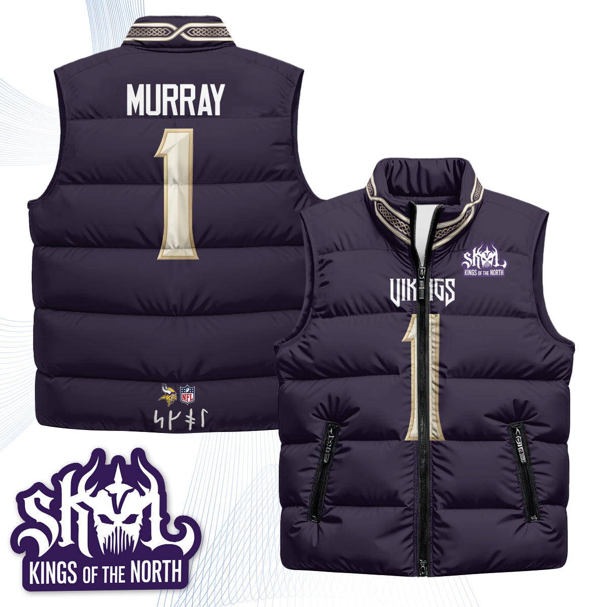 MIN 2026 Rivalries Puffer Vest - Printed