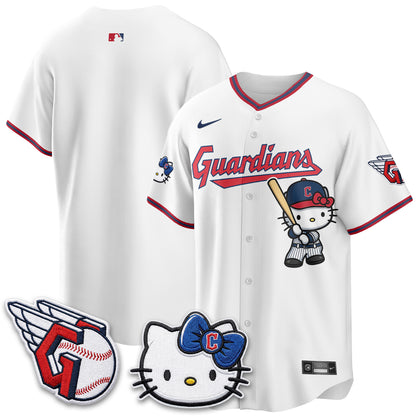 Cleveland Guardians x Meow KT Vapor Jersey - Stitched