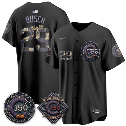 Chicago Cubs Nightmare Edition Vapor Limited Jersey - Printed