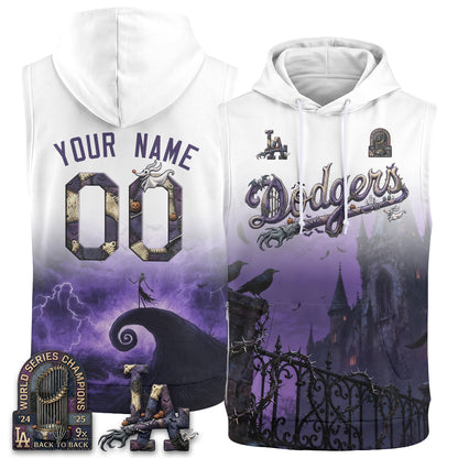 LAD Nightmare Edition Custom Sleeveless Hoodie Tank Top - Printed