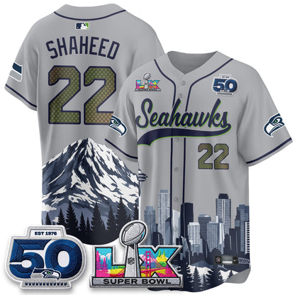 Seattle Seahawks City Edition Vapor Baseball Jersey - Stitch