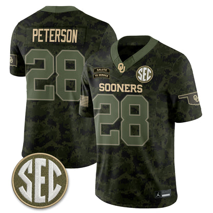 OU 2026 Salute to Service Vapor Jersey - Stitched