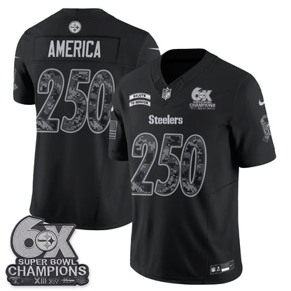 Pittsburgh Steelers 2026 Salute to Service Edition Vapor Jersey V3- Stitched